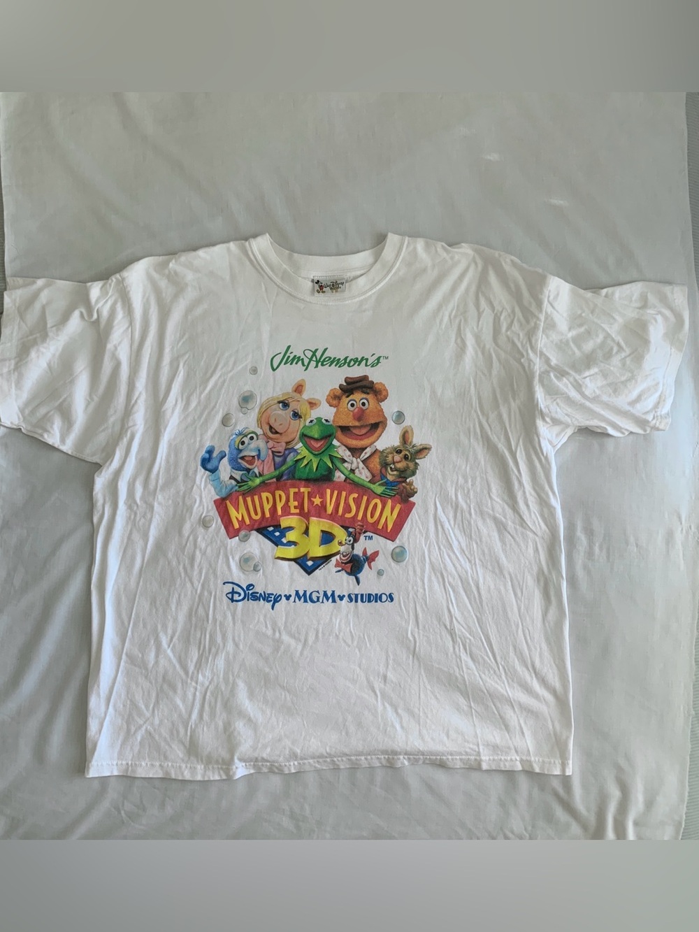 Walt Disney World Jim Henson’s Muppet-Vision 3D MGM Studios Shirt XXL White